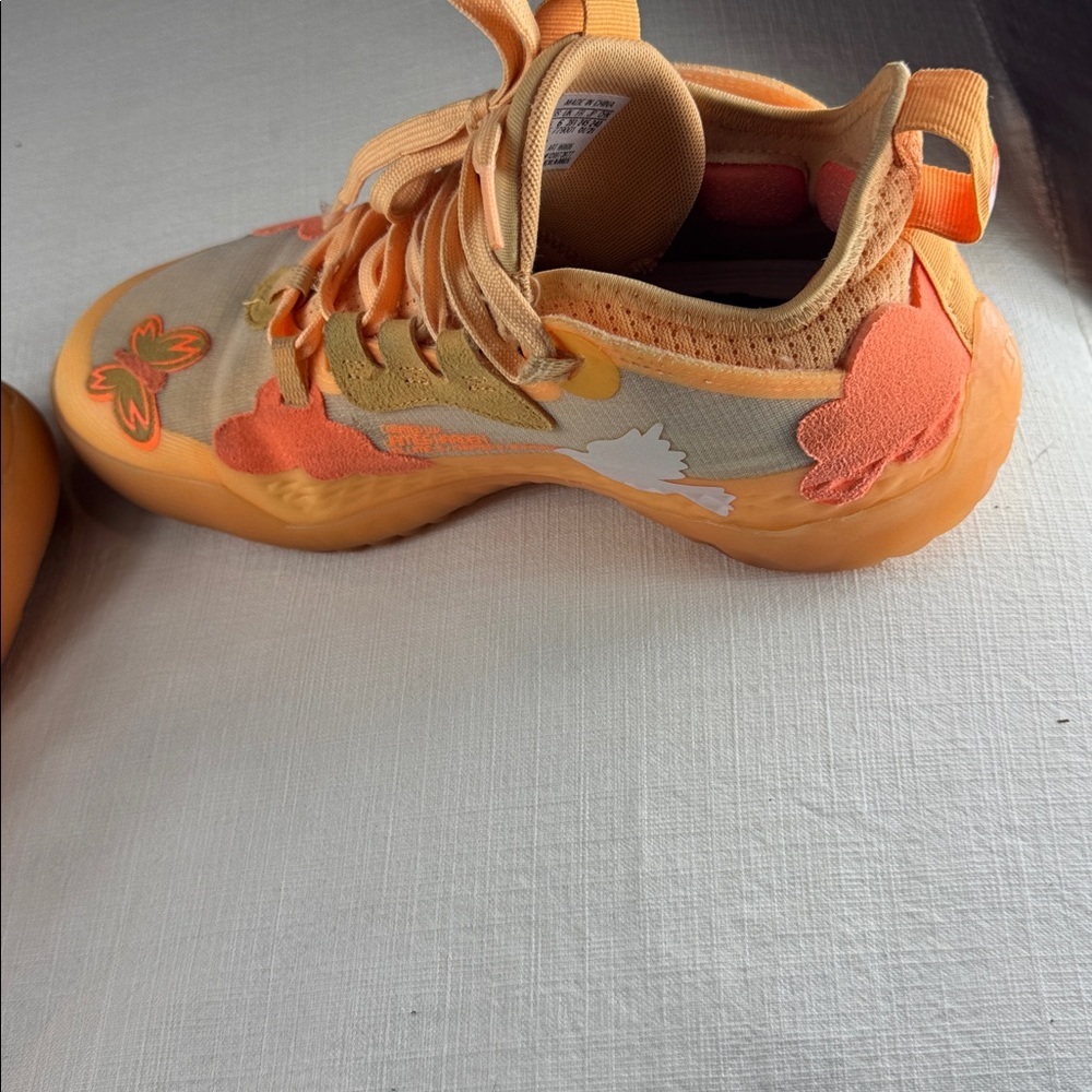 Adidas James Harden Vol. 5 Futurenatural Basketball Shoes Orange Mens 6.5 - Picture 5 of 11